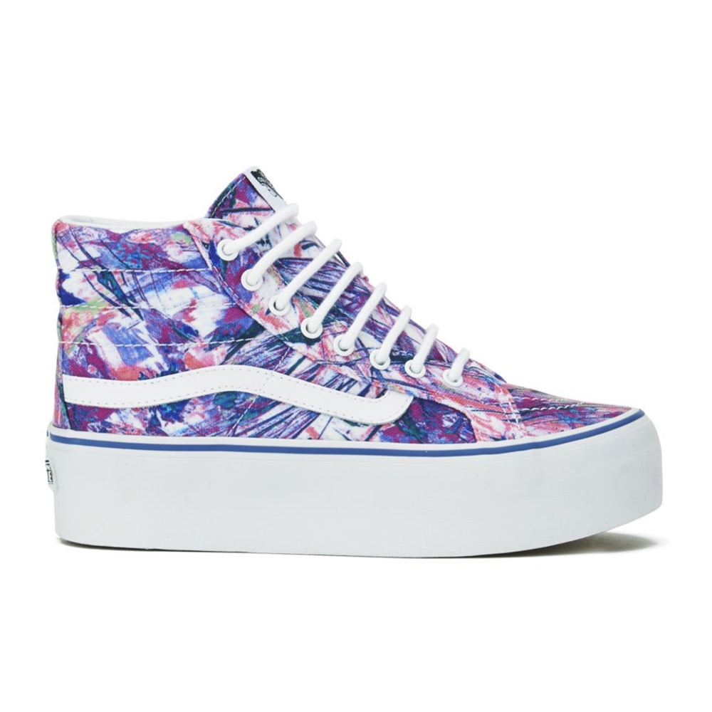Multi color vans high top